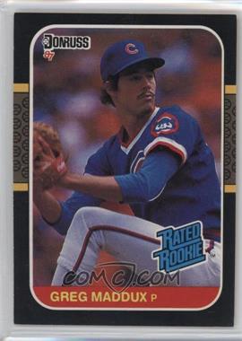 1987 Donruss - [Base] #36 - Rated Rookie - Greg Maddux [Noted]