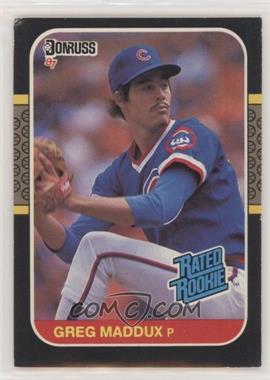1987 Donruss - [Base] #36 - Rated Rookie - Greg Maddux [Noted]
