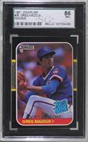 Rated Rookie - Greg Maddux [SGC 86 NM+ 7.5]