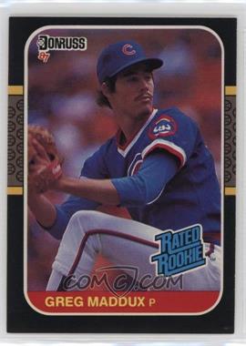 1987 Donruss - [Base] #36 - Rated Rookie - Greg Maddux