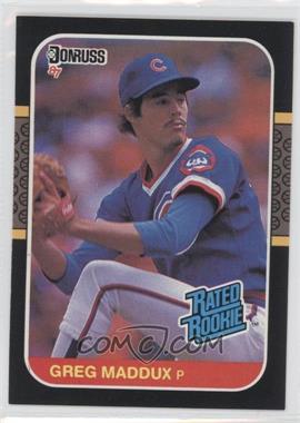 1987 Donruss - [Base] #36 - Rated Rookie - Greg Maddux