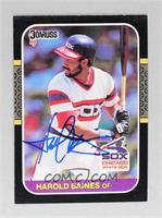 Harold Baines [JSA Certified COA Sticker]