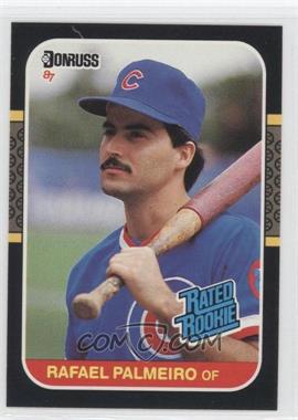 1987 Donruss - [Base] #43 - Rated Rookie - Rafael Palmeiro