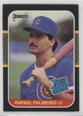 1987 Donruss - [Base] #43 - Rated Rookie - Rafael Palmeiro [EX to NM]