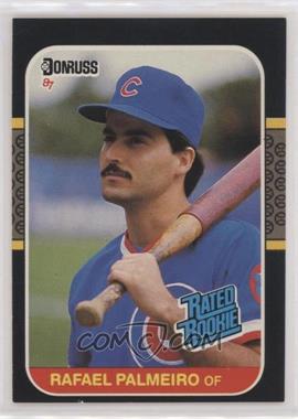 1987 Donruss - [Base] #43 - Rated Rookie - Rafael Palmeiro [EX to NM]