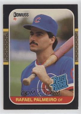 1987 Donruss - [Base] #43 - Rated Rookie - Rafael Palmeiro [EX to NM]