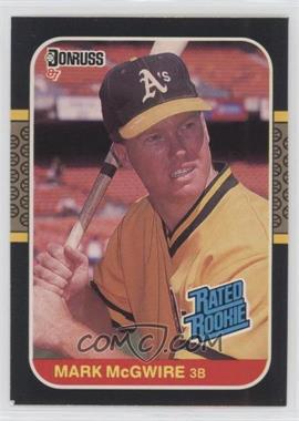 1987 Donruss - [Base] #46 - Rated Rookie - Mark McGwire