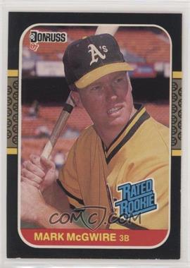 1987 Donruss - [Base] #46 - Rated Rookie - Mark McGwire