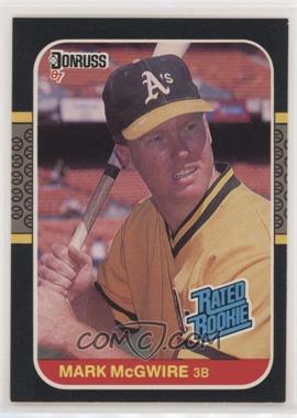 1987 Donruss - [Base] #46 - Rated Rookie - Mark McGwire