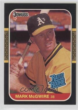 1987 Donruss - [Base] #46 - Rated Rookie - Mark McGwire