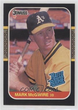 1987 Donruss - [Base] #46 - Rated Rookie - Mark McGwire