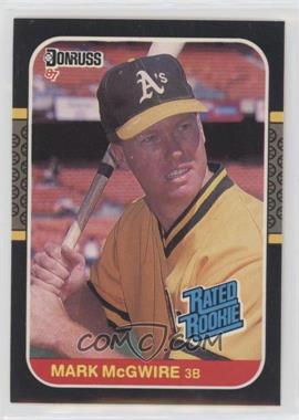 1987 Donruss - [Base] #46 - Rated Rookie - Mark McGwire