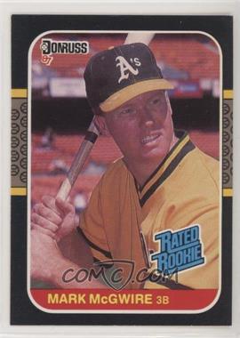 1987 Donruss - [Base] #46 - Rated Rookie - Mark McGwire