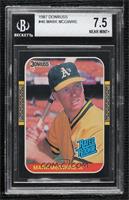 Rated Rookie - Mark McGwire [BGS 7.5 NEAR MINT+]