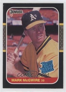 1987 Donruss - [Base] #46 - Rated Rookie - Mark McGwire