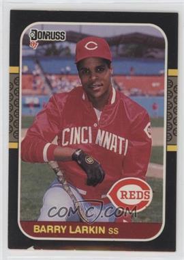 1987 Donruss - [Base] #492 - Barry Larkin [Good to VG‑EX]