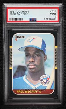 1987 Donruss - [Base] #621 - Fred McGriff [PSA 9 MINT]