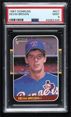 1987 Donruss - [Base] #627 - Kevin Brown [PSA 9 MINT]