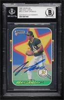 Jose Canseco [BAS BGS Authentic]