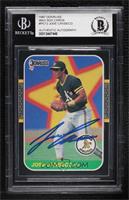 Jose Canseco [BAS Certified BGS Encased]