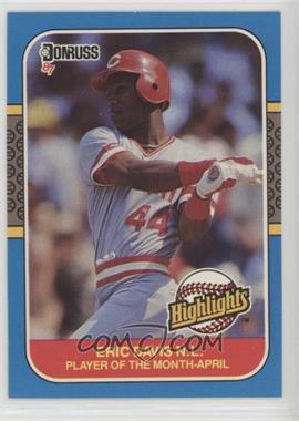 1987 Donruss Highlights - [Base] #3 - Eric Davis