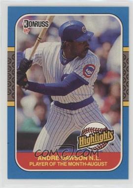 1987 Donruss Highlights - [Base] #31 - Andre Dawson