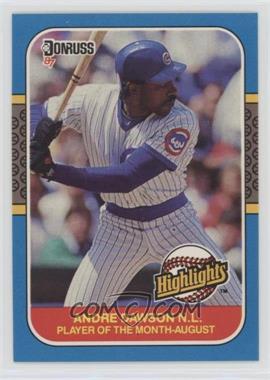 1987 Donruss Highlights - [Base] #31 - Andre Dawson