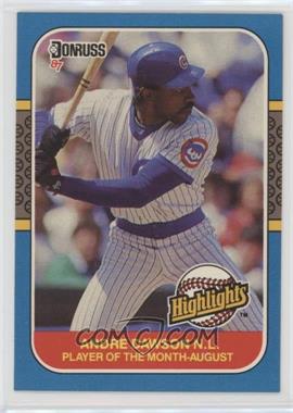 1987 Donruss Highlights - [Base] #31 - Andre Dawson