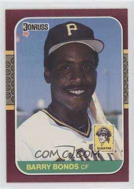 1987 Donruss Opening Day - Box Set [Base] #163.1 - Barry Bonds (Barry Bonds Pictured)