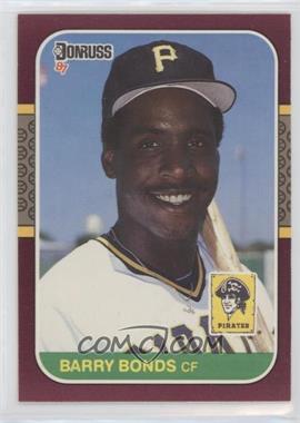 1987 Donruss Opening Day - Box Set [Base] #163.1 - Barry Bonds (Barry Bonds Pictured)