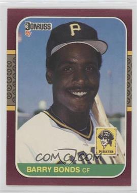 1987 Donruss Opening Day - Box Set [Base] #163.1 - Barry Bonds (Barry Bonds Pictured)