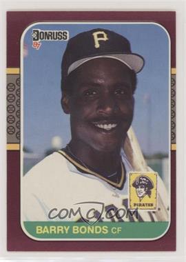 1987 Donruss Opening Day - Box Set [Base] #163.1 - Barry Bonds (Barry Bonds Pictured)