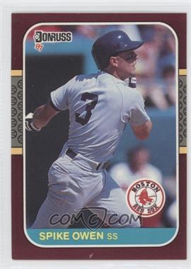 1987 Donruss Opening Day - Box Set [Base] #185 - Spike Owen