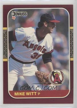 1987 Donruss Opening Day - Box Set [Base] #2 - Mike Witt