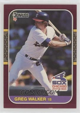 1987 Donruss Opening Day - Box Set [Base] #233 - Greg Walker [EX to NM]