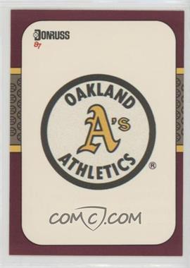 1987 Donruss Opening Day - Box Set [Base] #251 - Oakland Athletics Team