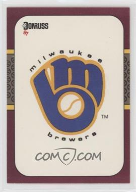 1987 Donruss Opening Day - Box Set [Base] #254 - Milwaukee Brewers Team