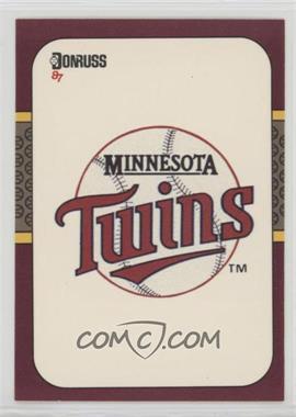 1987 Donruss Opening Day - Box Set [Base] #270 - Minnesota Twins Team