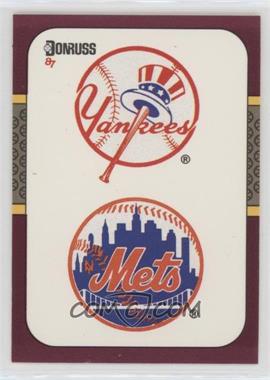 1987 Donruss Opening Day - Box Set [Base] #272 - New York Yankees, New York Mets