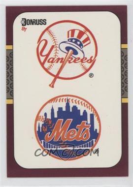 1987 Donruss Opening Day - Box Set [Base] #272 - New York Yankees, New York Mets