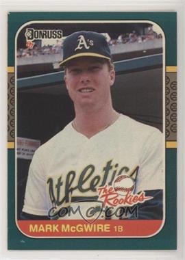 1987 Donruss The Rookies - Box Set [Base] #1 - Mark McGwire