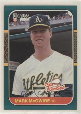 1987 Donruss The Rookies - Box Set [Base] #1 - Mark McGwire