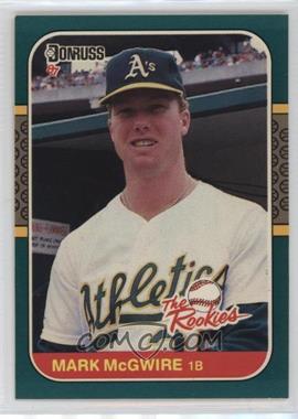 1987 Donruss The Rookies - Box Set [Base] #1 - Mark McGwire