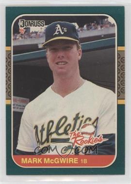 1987 Donruss The Rookies - Box Set [Base] #1 - Mark McGwire