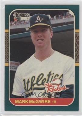 1987 Donruss The Rookies - Box Set [Base] #1 - Mark McGwire