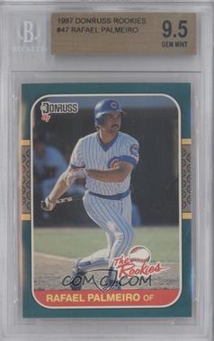 1987 Donruss The Rookies - Box Set [Base] #47 - Rafael Palmeiro [BGS 9.5 GEM MINT]