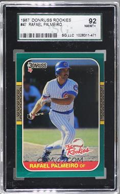 1987 Donruss The Rookies - Box Set [Base] #47 - Rafael Palmeiro [SGC 92 NM/MT+ 8.5]