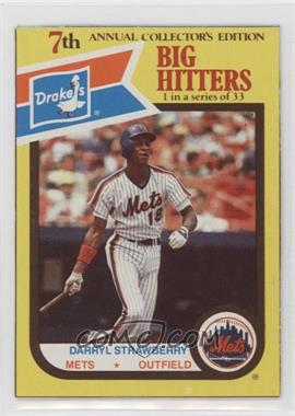 1987 Drake's Big Hitters/Super Pitchers - [Base] #1 - Darryl Strawberry