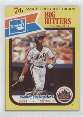 1987 Drake's Big Hitters/Super Pitchers - [Base] #1 - Darryl Strawberry