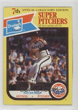 1987 Drake's Big Hitters/Super Pitchers - [Base] #32 - Nolan Ryan
